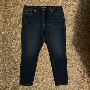 Good American good legs crop skinny jeans -size 22